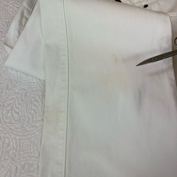 Lee Jeans One True Fit wide leg size 7/8 long length in white - Picture 11 of 14